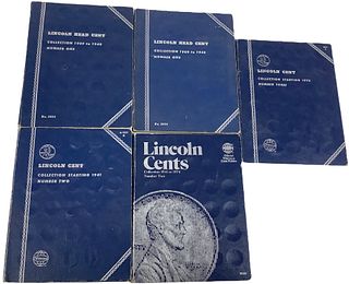 Lincoln Cents in Coin Albums