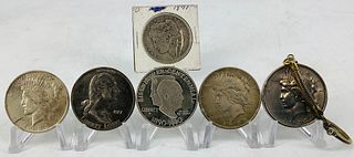 Silver Dollars and Silver Medallion