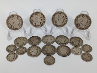 Barber Head Silver Coins