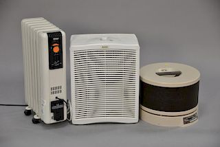 DeLonghi 1500 watt heater Kenmore air cleaner, and Honeywell Enviracaire air cleaner with Hepa filter.