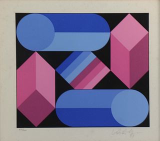 VICTOR VASARELY (HUNGARIAN-FRENCH, 1906-1997).