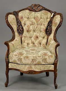 Kindel Louis XV style upholstered chair.