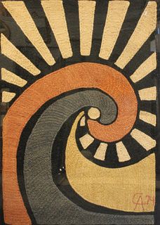 Alexander Calder (1898-1976) Tapestry - NÂ°