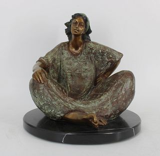 Victor Gutierrez (Mexico. 1950 -) Bronze Sculpture