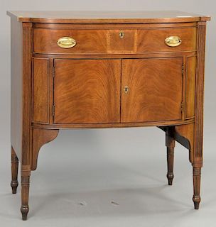 Henredon Natchez Collection mahogany server. ht. 40 in.; wd. 39 in.; dp. 26 in.