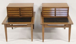 A Pair Of Midcentury Side Tables.