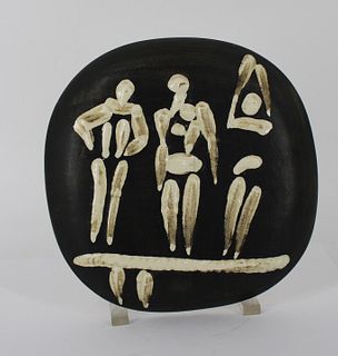 Pablo Picasso (Spanish, 1881-1973) "Trampoline" Madoura Porcelain Plate