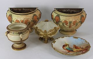 Grouping Of Assorted Porcelains.