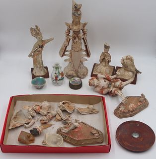 Grouping of Antique and Vintage Asian Items.