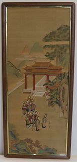 Signed Chinese Painting on Silk.