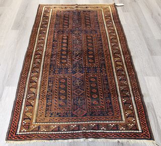 Antique And Finely Hand Woven Area Carpet.