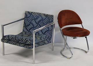 Vintage Pace? Alluminium Chair & A Saporiti Chair