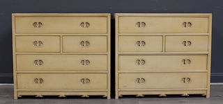 Baker Pair Of Midcentury Michael Taylor Chests.