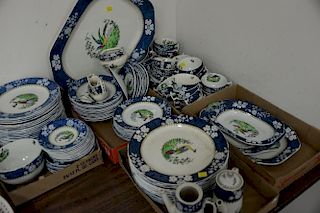 Set of Copeland Spode dinnerware including fifteen plates (as is).