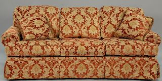 Clayton Marcus upholstered sofa. wd. 88 in.