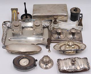 SILVER. Assorted Grouping of Sterling and English