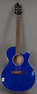 Takamine G-Series Acoustic guitar model No. E6540C with Road Runner Case. lg. 41 in.