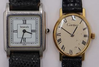 JEWELRY. Lady's Cartier and Tiffany & Co. Watch