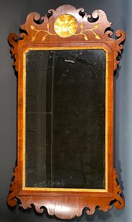 English or American Chippendale Mahogany Mirror