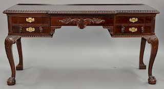Mahogany Chippendale style server, late 20th century. ht. 32 in.; wd. 64 in.; dp. 23 in.