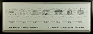"300 Years of Architecture on Nantucket" Ltd Ed. Print by Catherine A. Garland