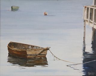 Roy Bailey Oil On Board "Study of a Dory"