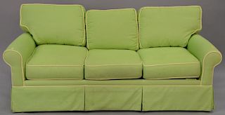Custom upholstered sofa. wd. 81 in.