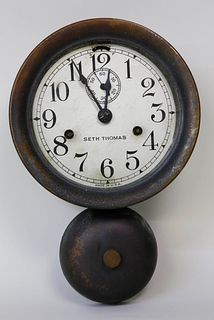 Vintage Seth Thomas Ship's Bell Clock