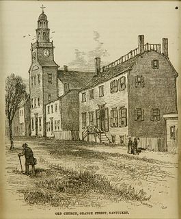 Harpers Print "Old Church Orange Street, Nantucket"