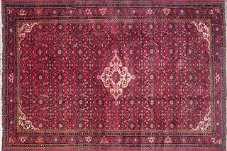 Vintage Hand Woven Wool Carpet