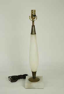 Vintage Italian Marble Column Lamp