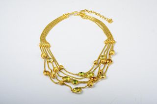 David Yurman Multi-Chain Gem Necklace