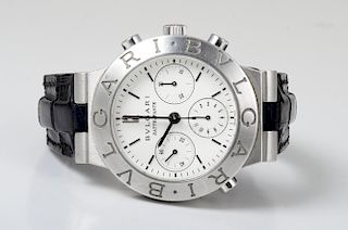 Bulgari Platinum Man's Wrist Watch