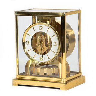Le Coultre Atmos Swiss Mantel Clock, c. 1960s/70s