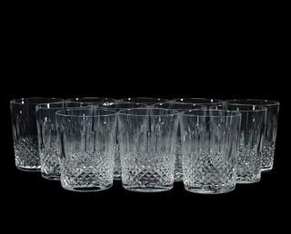 WATERFORD CRYSTAL "COLLEEN" OLD FASHIONEDS 12PC