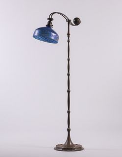 Tiffany Studios #677 Bronze Floor Lamp c1910