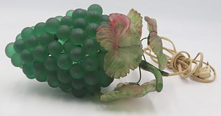 Murano Glass Grape Cluster Lamp.