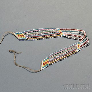 Potawatomi Side-stitched Beaded Choker