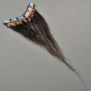 Northern Plains Beaded Horsehair Necklace