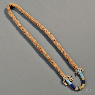 Northern Plains Braided Sweetgrass Necklace