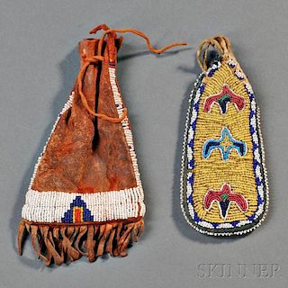 Two Plains Beaded Pouches
