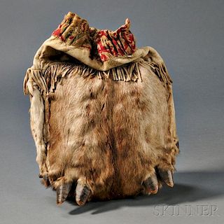 Blackfoot Elk Skin Work Bag