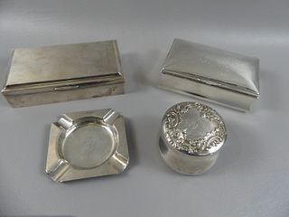 3 STERLING SILVER BOXES