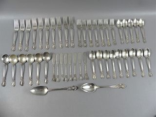 LUNT STERLING SET IN AMERICAN VICTORIAN