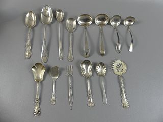 14 STERLING SERVING PIECES
