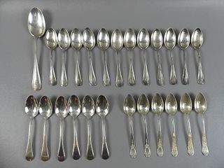 25 ASSORTED STERLING SPOONS