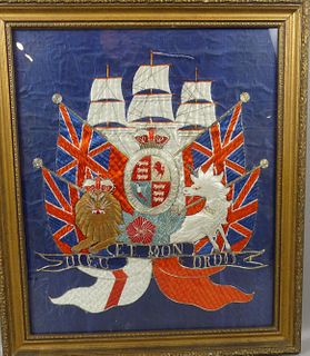 BRITISH WOOLIE SHIPS COAT OF ARMS