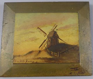 WENDELL MACY NANTUCKET WINDMILL PAINTING 
