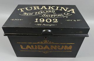 1902 SHIP MEDICAL BOX - LAUDANUM
