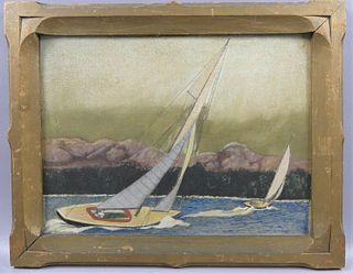 W. CLARK NOBLE YACHT PAINTING